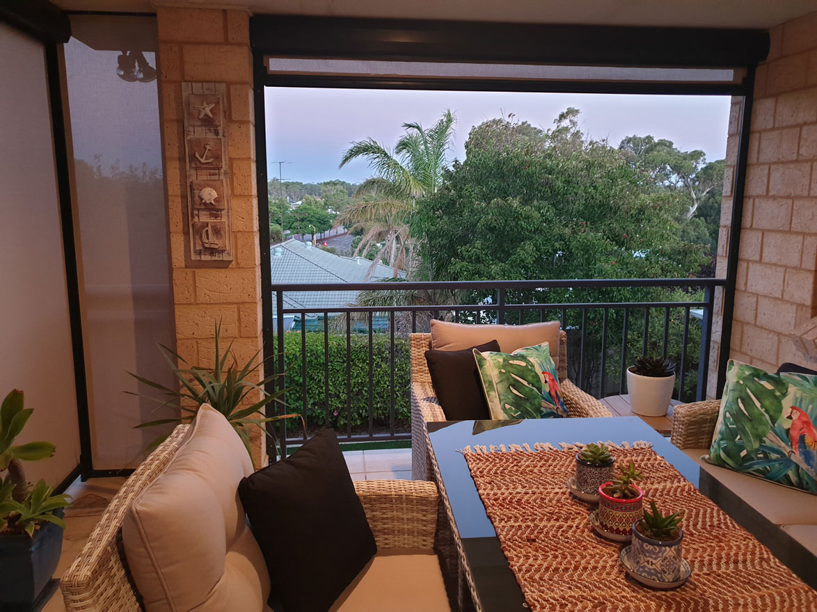 San Remo 3 x Ziptrak® Outdoor Blinds All About Shade