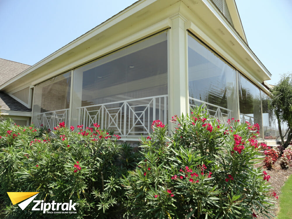 All About Shade - Clear Cafe Blinds - Ziptrak Outdoor Blinds Perth -03