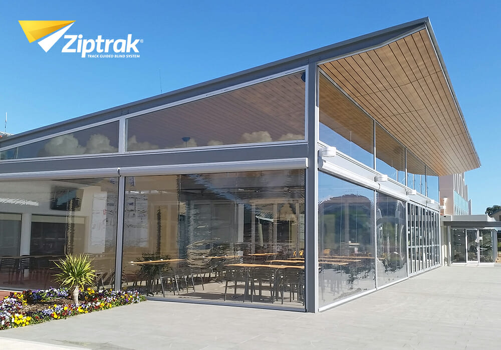 All About Shade - Clear Cafe Blinds - Ziptrak Outdoor Blinds Perth -04