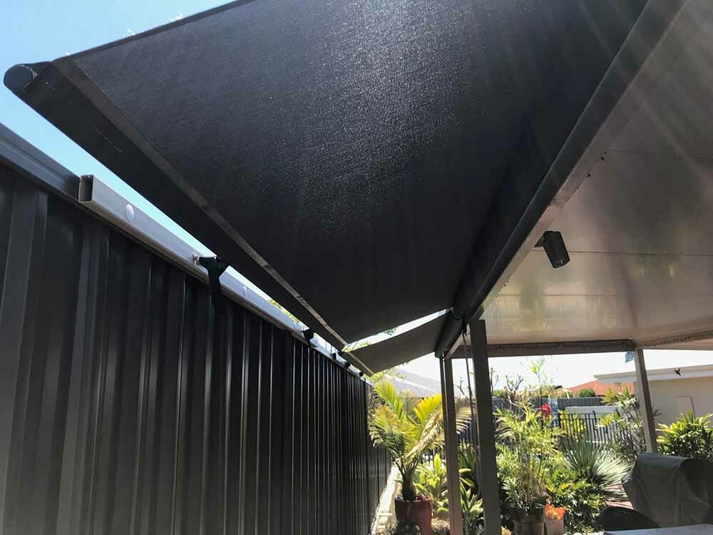 Roof To Fence Blinds All About Shade, What Are The Best Shades For Privacy Fence