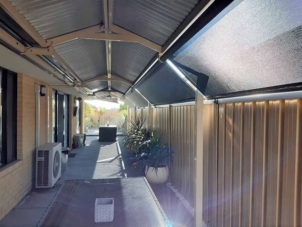 All About Shade - Roof to Fence Blind Perth 8