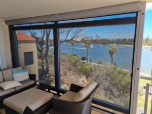 Ziptrak Outdoor Blinds Balcony Installation - East Fremantle