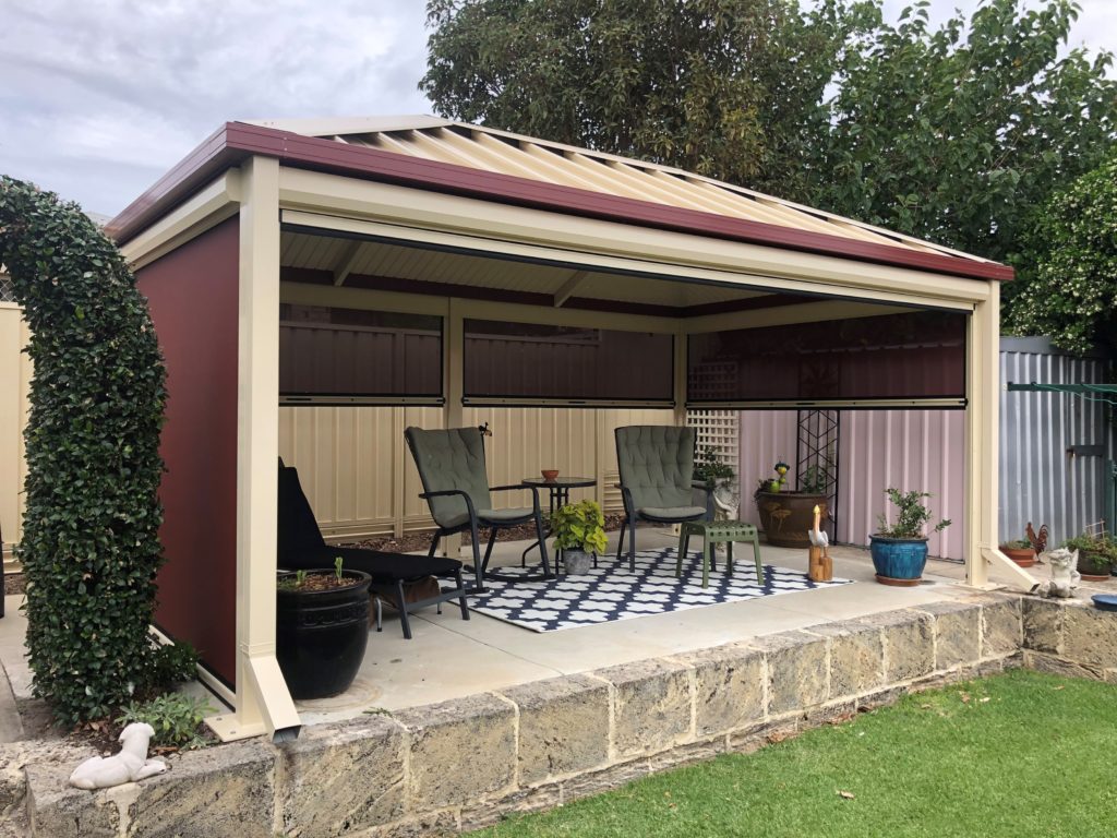Ziptrak Outdoor Blinds - Redcliffe - All About Shade