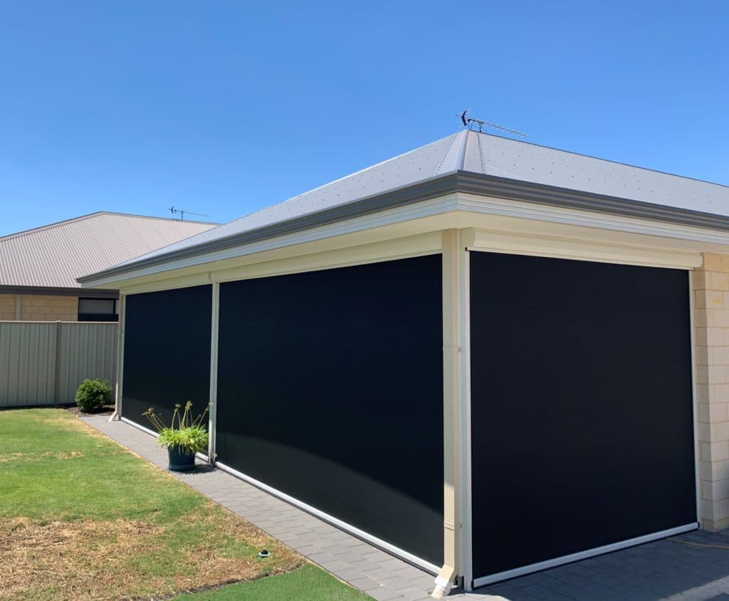 Ziptrak Outdoor Blinds - Treendale - All About Shade 01