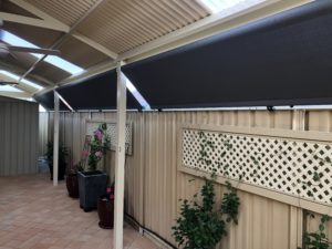 Roof to Fence Outdoor Blinds - Merriwa - All About Shade 1