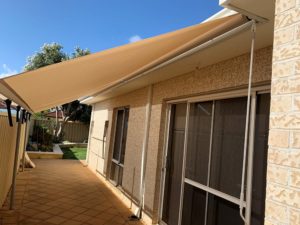 Butler | 1 x Ziptrak® Outdoor Blind and 4 x Roof to Fence Blinds