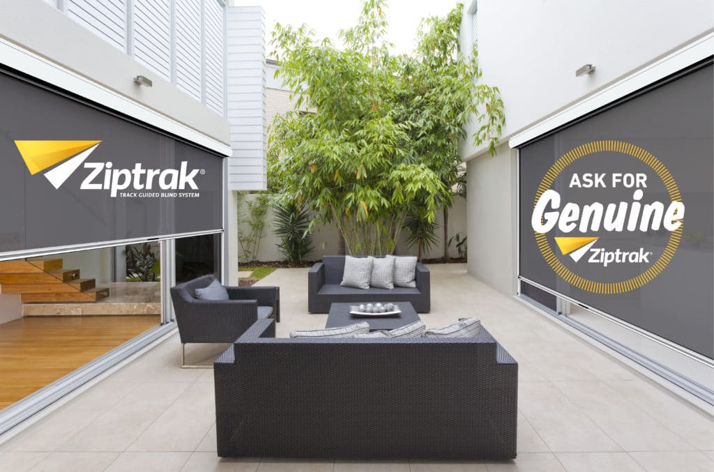 Ask for genuine Ziptrak - All About Shade