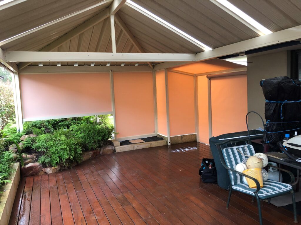 West Busselton Ziptrak and Custom Fixed Panel Installation 01