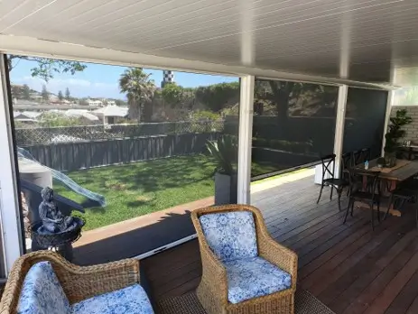 Ziptrak Installation in a Perth Back Yard