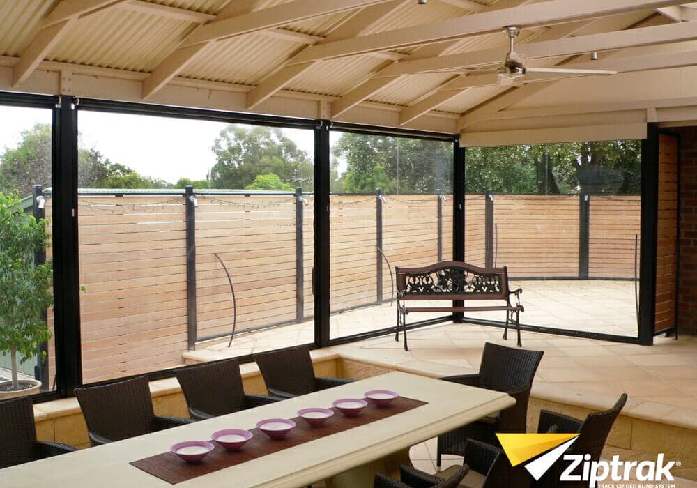 All About Shade - Clear Cafe Blinds - Ziptrak Outdoor Blinds Perth -01